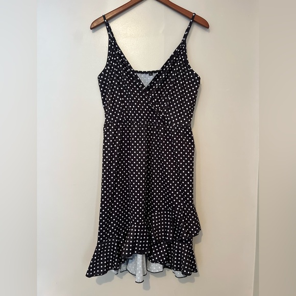 unbranded Dresses & Skirts - Polka Dot dress, Large, adjustable straps, cute tiered ruffles at the bottom